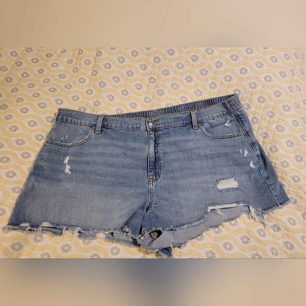 Aerie Distressed Denim Women's Shorts size- XXL